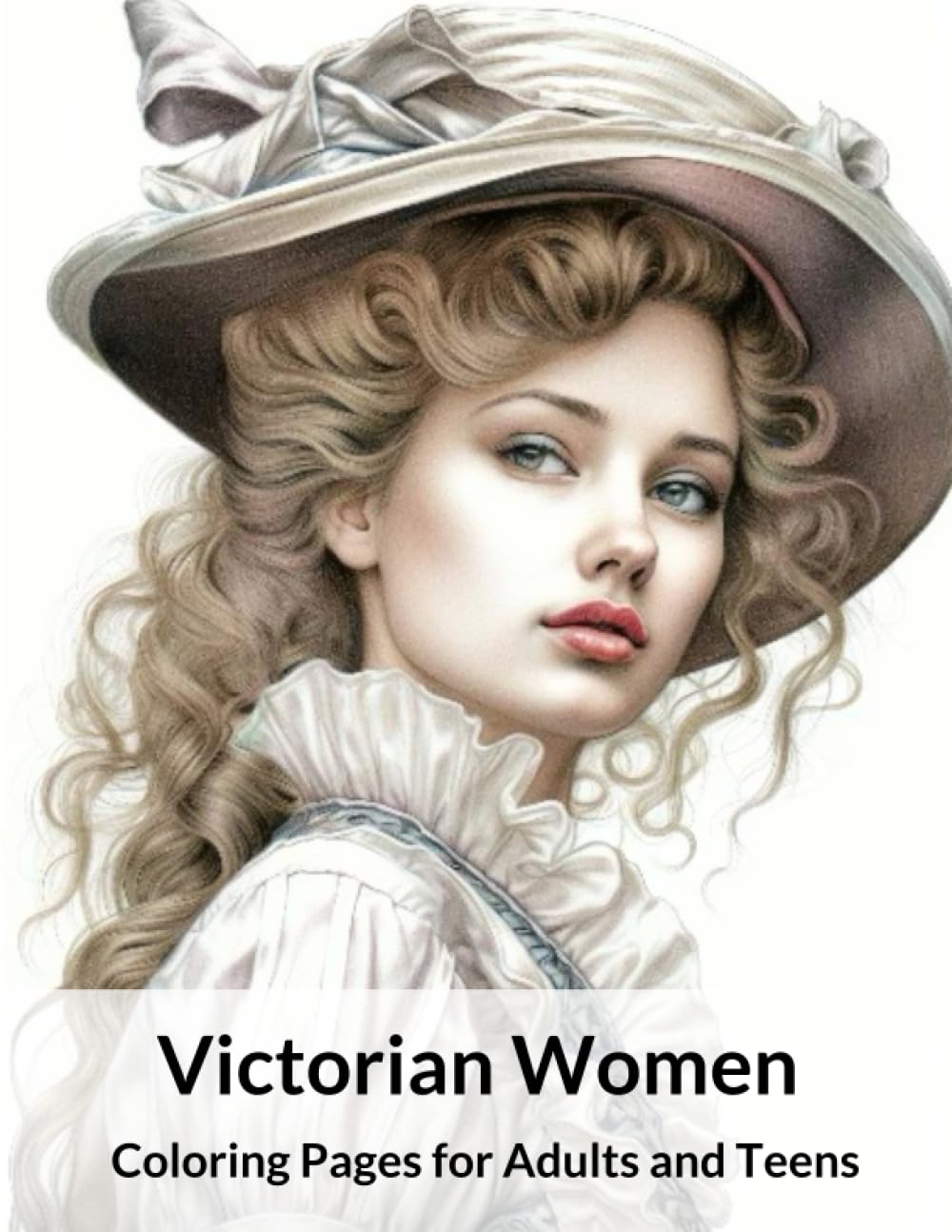 Victorian Women: Coloring Pages for Adults and Teens