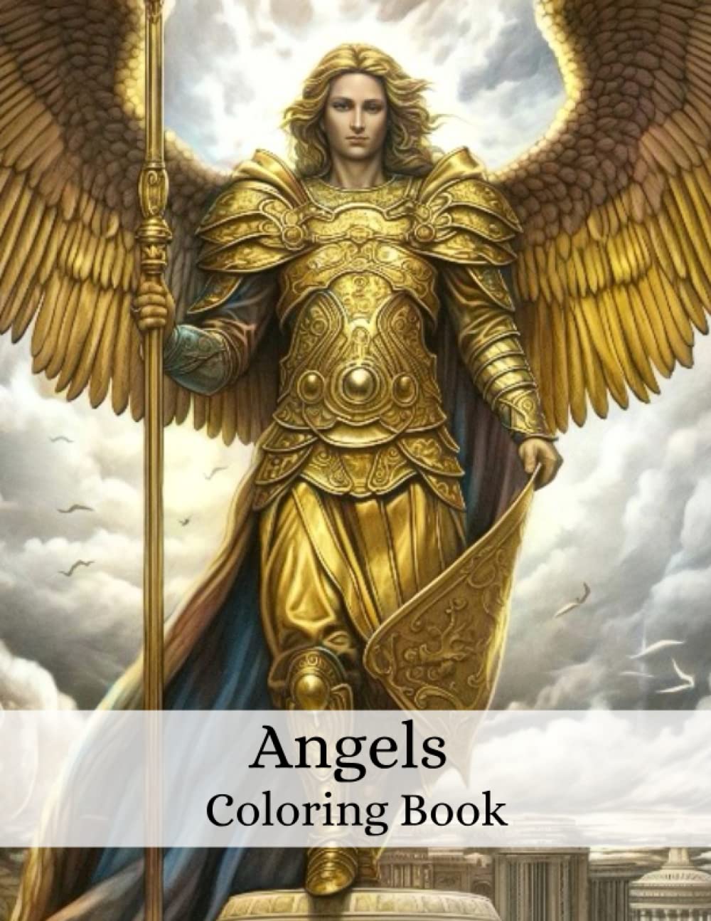 Angels Coloring Book: Mindfulness and Anxiety relief